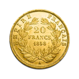 20 Francs Napoleon — revers