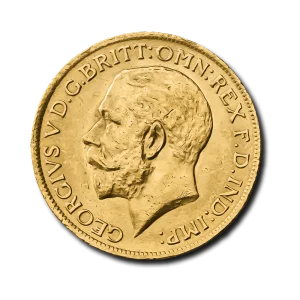 1/2 Souverain — revers