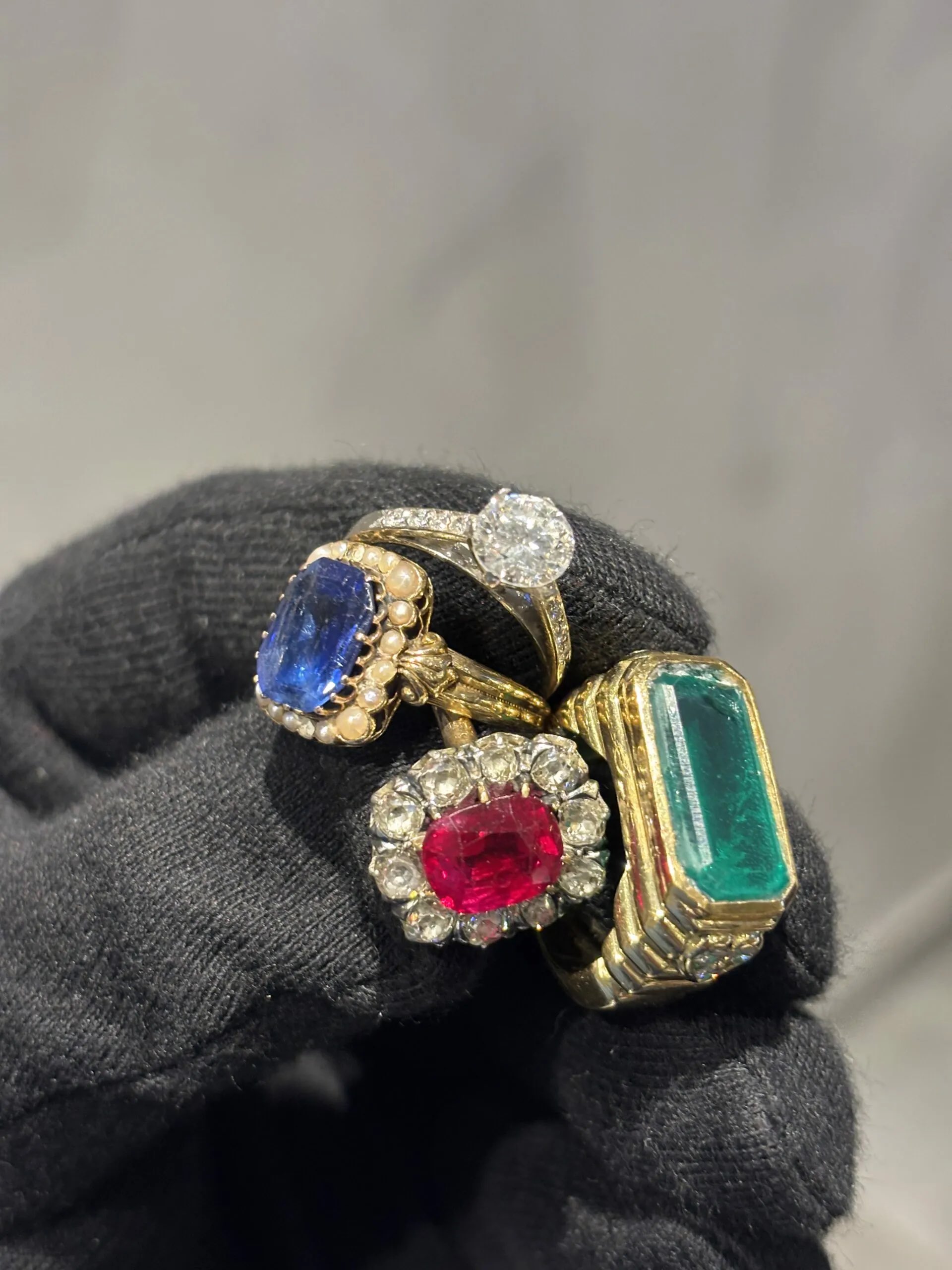 Bagues émeraude, rubis, saphir et diamant — rachat pierres précieuses EPO Gold Paris 16e