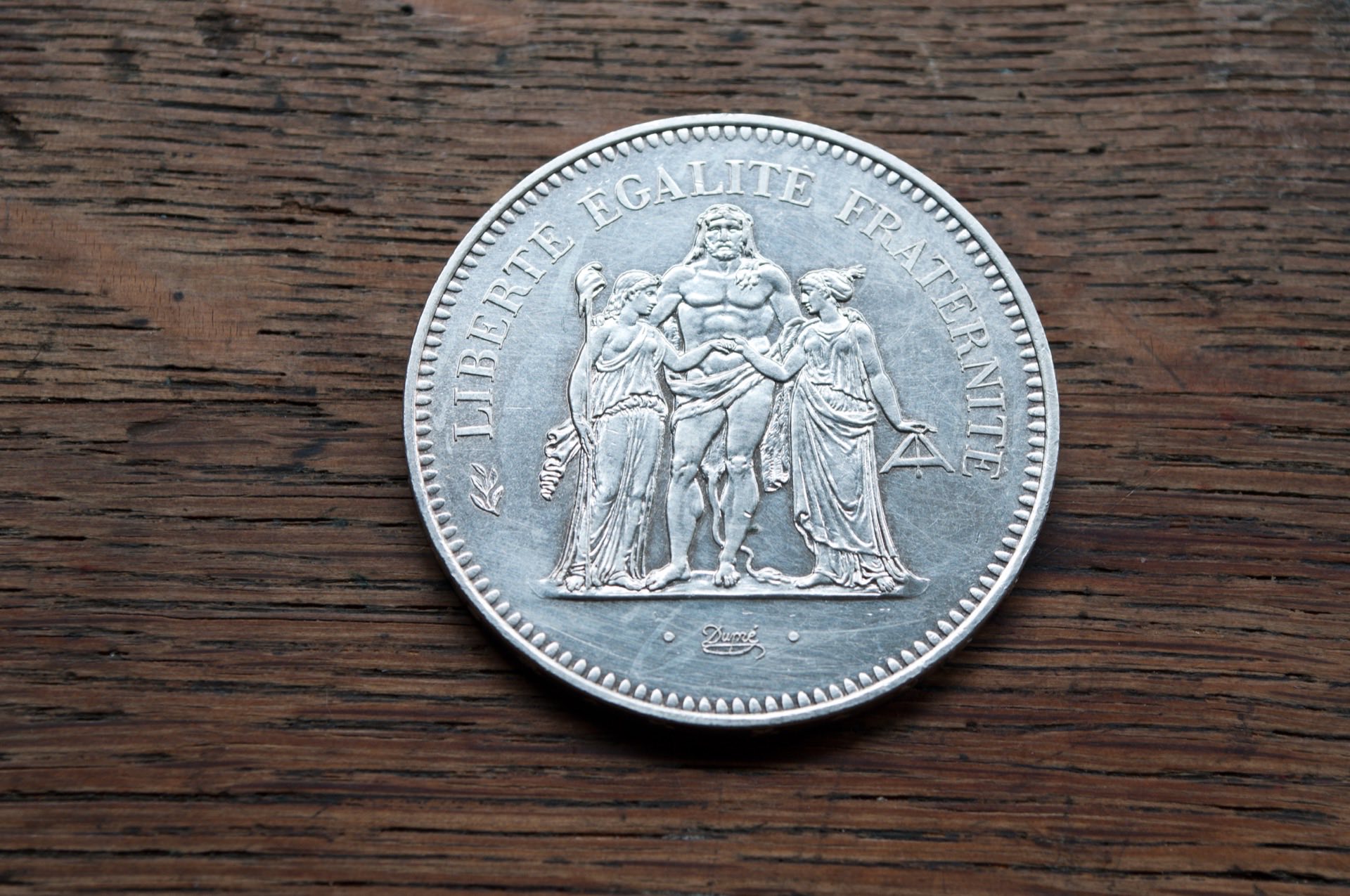 Pièces d'argent françaises — 50 Francs Hercule argent