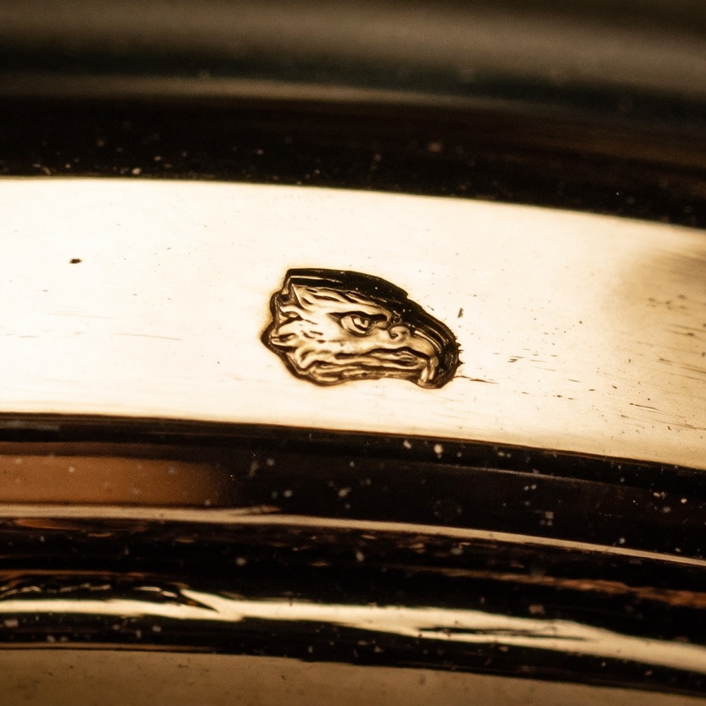 Poinçon tête d'aigle or 18 carats sur bijou — identification poinçons or français